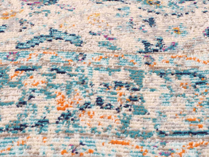Tulin Paisley Cream & Blue Transitional Rug