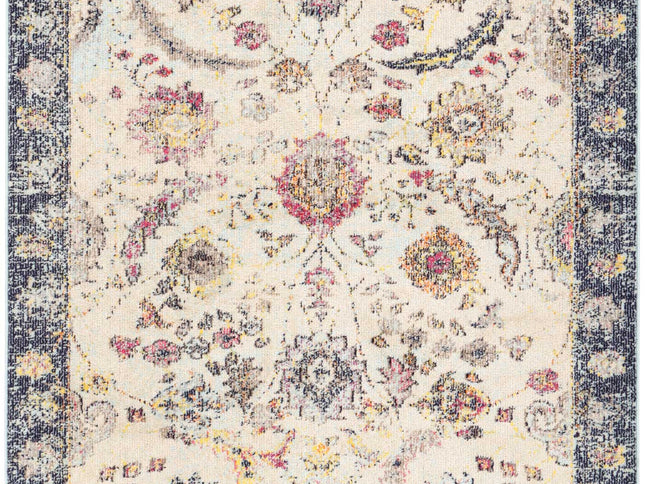 Tulin Royal Cream & Navy Transitional Rug