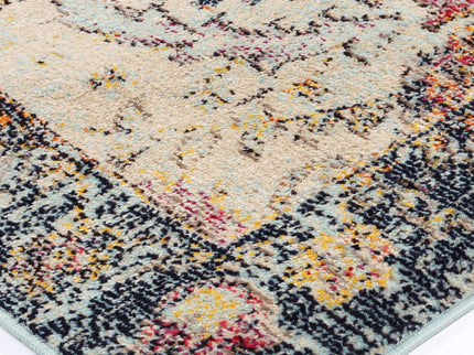 Tulin Royal Cream & Navy Transitional Rug