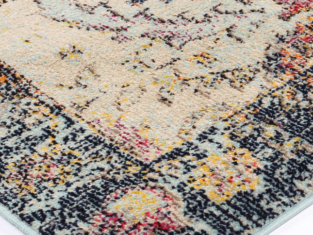 Tulin Royal Cream & Navy Transitional Rug