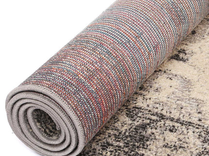 Tulin Warm Cream & Grey Transitional Rug