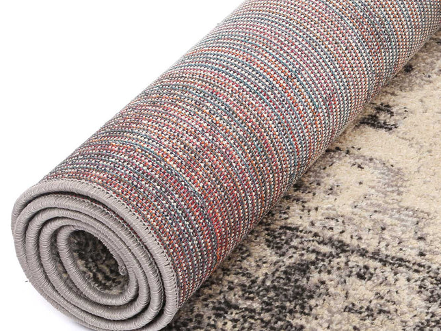 Tulin Warm Cream & Grey Transitional Rug