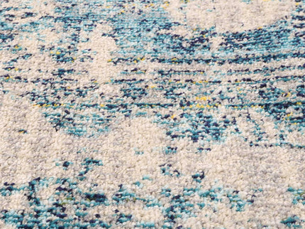 Tulin Faded Cream & Blue Transitional Rug