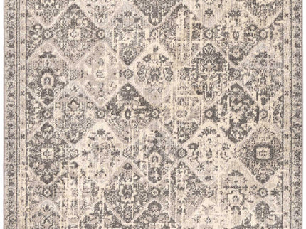 Tulin Diamond Grey & Cream Transitional Rug