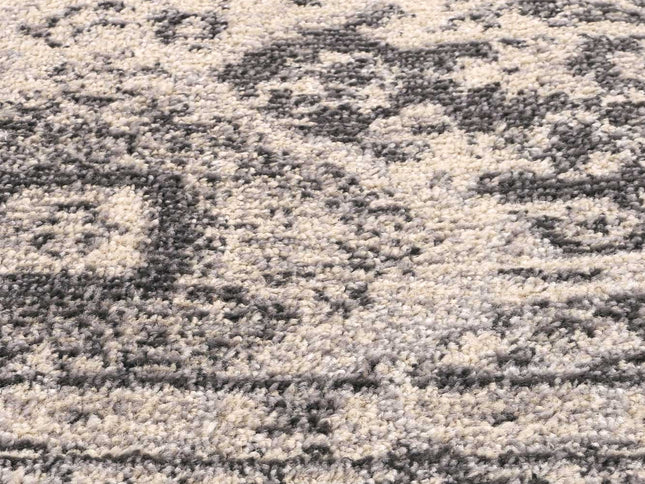 Tulin Diamond Grey & Cream Transitional Rug