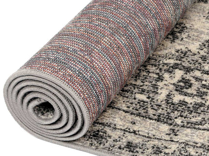 Tulin Diamond Grey & Cream Transitional Rug