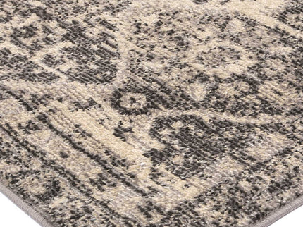 Tulin Diamond Grey & Cream Transitional Rug