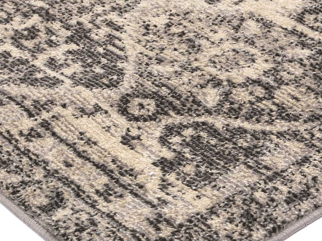 Tulin Diamond Grey & Cream Transitional Rug