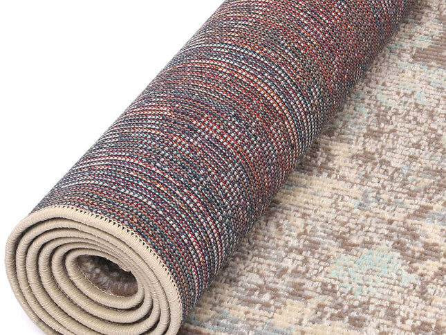 Tulin Homely Cream & Beige Transitional Rug