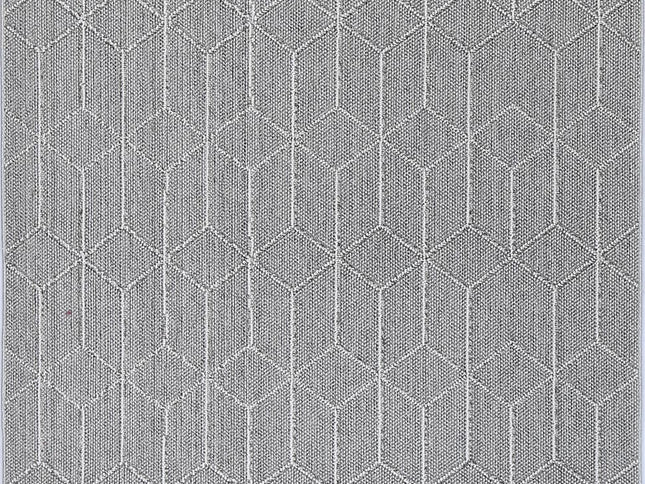 Vanuatu Totori Ash Geometric Flatweave Rug