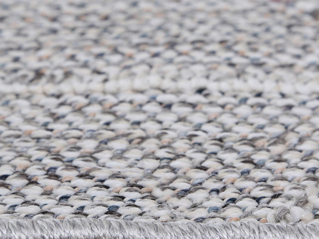 Vanuatu Totori Ash Geometric Flatweave Rug