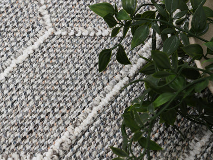Vanuatu Totori Ash Geometric Flatweave Rug