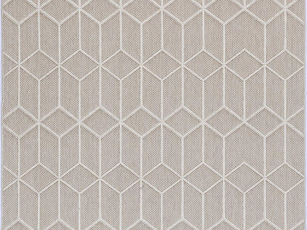 Vanuatu Maemae Beige Geometric Flatweave Rug