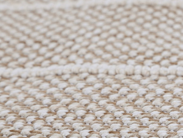 Vanuatu Maemae Beige Geometric Flatweave Rug