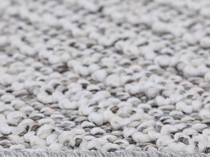 Vanuatu Kini Grey Geometric Flatweave Rug