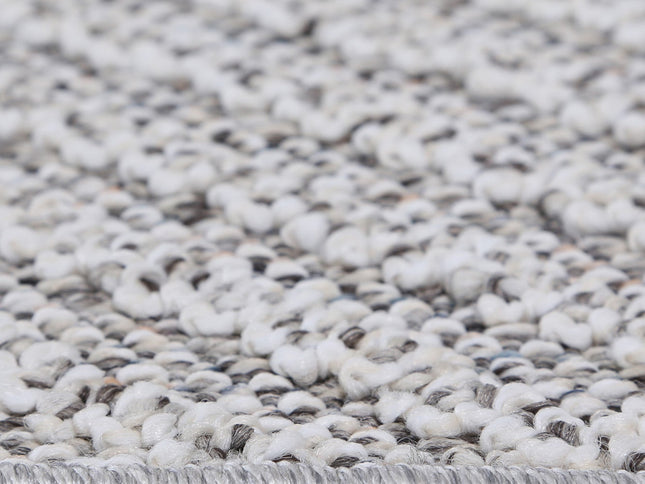 Vanuatu Kini Grey Geometric Flatweave Rug