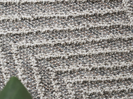 Vanuatu Menapi Ash Geometric Flatweave Rug