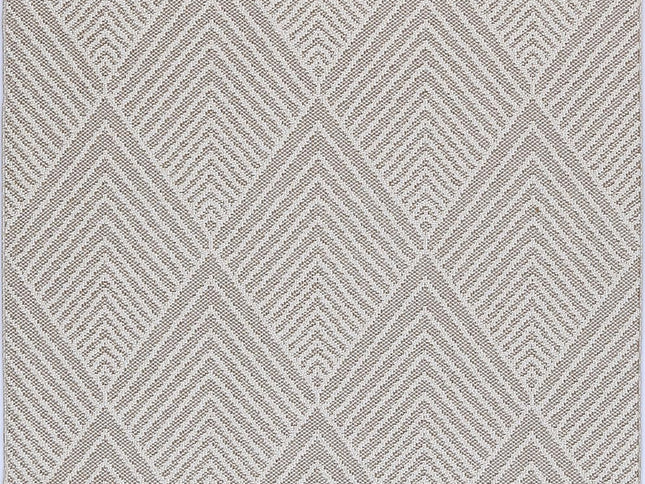 Vanuatu Onika Beige Geometric Flatweave Rug