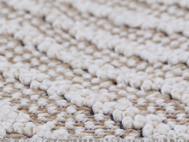 Vanuatu Onika Beige Geometric Flatweave Rug