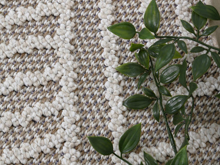 Vanuatu Onika Beige Geometric Flatweave Rug