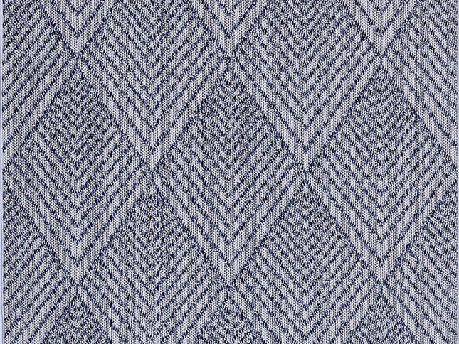 Vanuatu Naka Charcoal Geometric Flatweave Rug
