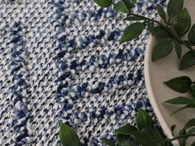 Vanuatu Naka Charcoal Geometric Flatweave Rug