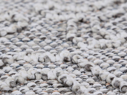 Vanuatu Nori Grey Tribal Flatweave Rug