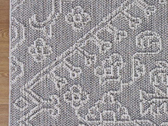 Vanuatu Bule Ash Tribal Flatweave Rug