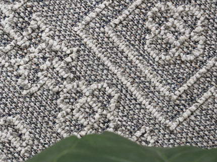Vanuatu Bule Ash Tribal Flatweave Rug