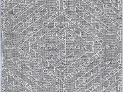 Vanuatu Kaua Ash Tribal Flatweave Rug