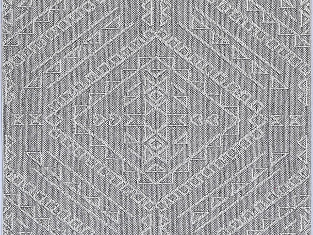 Vanuatu Kaua Ash Tribal Flatweave Rug