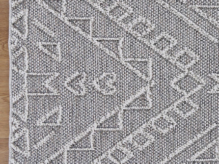 Vanuatu Kaua Ash Tribal Flatweave Rug