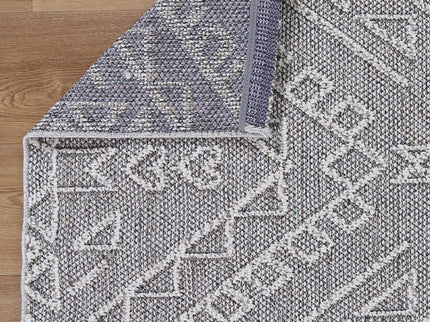 Vanuatu Kaua Ash Tribal Flatweave Rug