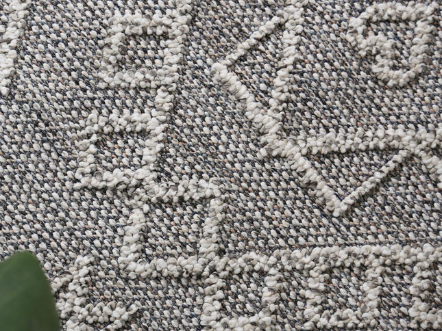Vanuatu Kaua Ash Tribal Flatweave Rug