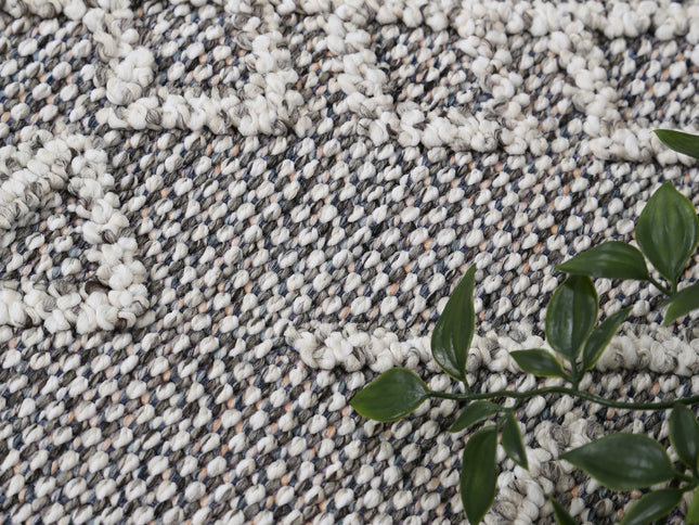 Vanuatu Kaua Ash Tribal Flatweave Rug