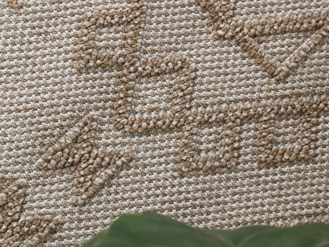 Vanuatu Kilifa Beige Tribal Flatweave Rug