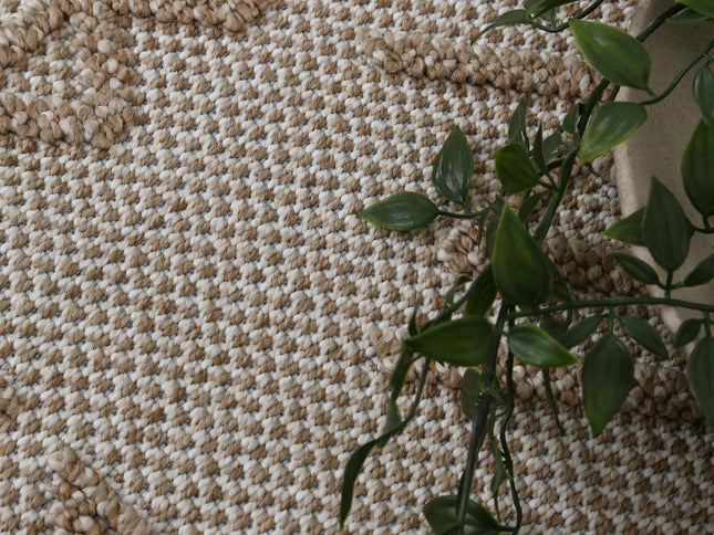 Vanuatu Kilifa Beige Tribal Flatweave Rug