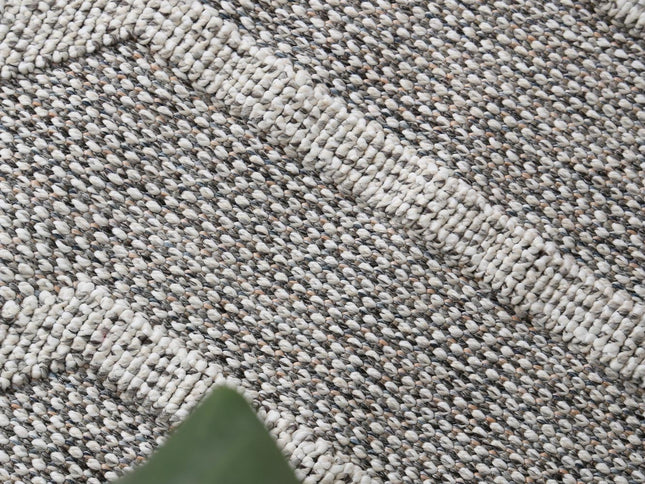Vanuatu Suri Ash Geometric Flatweave Rug