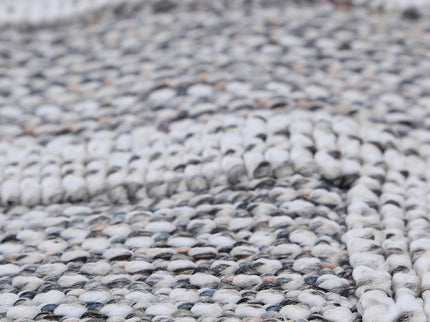 Vanuatu Devesi Grey Geometric Flatweave Rug
