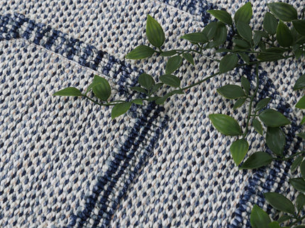 Vanuatu Hale Charcoal Geometric Flatweave Rug