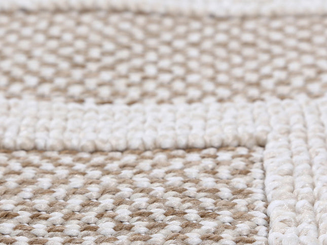 Vanuatu Lui Beige Geometric Flatweave Rug