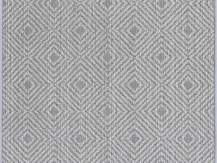 Vanuatu Walasi Ash Geometric Flatweave Rug