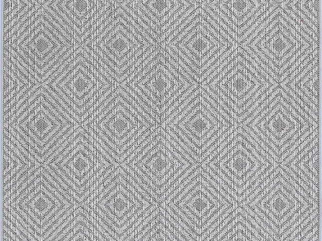 Vanuatu Walasi Ash Geometric Flatweave Rug