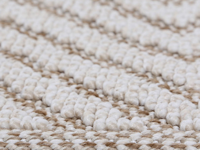 Vanuatu Wickham Beige Geometric Flatweave Rug