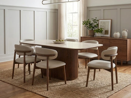 Vaucluse 7Pce Dining Set/ PEDRO CHAIRS