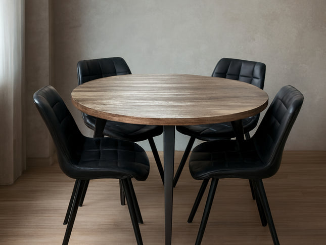 Vienna - 120cm Round w/ Forest Black Chair