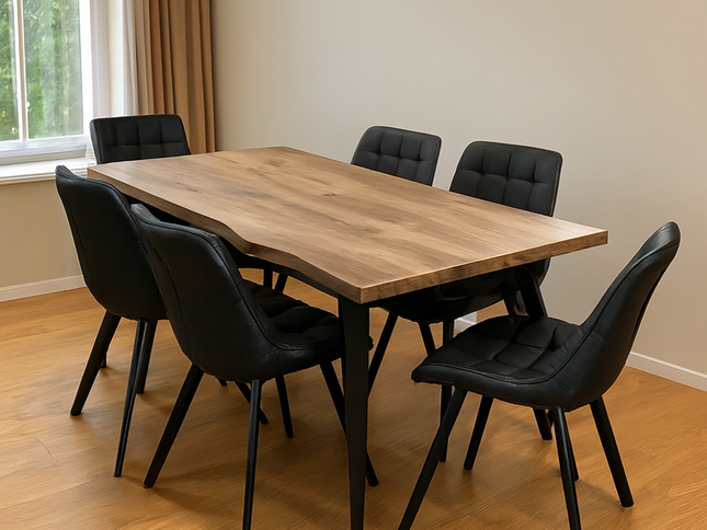 Vienna - 160cm w/ Forest Black Chair