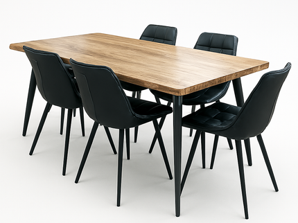 Vienna - 160cm w/ Forest Black Chair