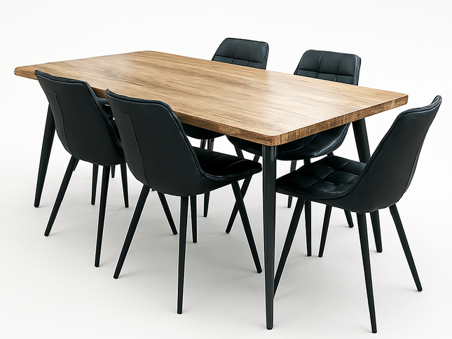 Vienna - 160cm w/ Forest Black Chair