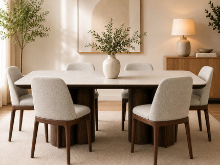 Weston 7Pce Dining Set with Hume Chair